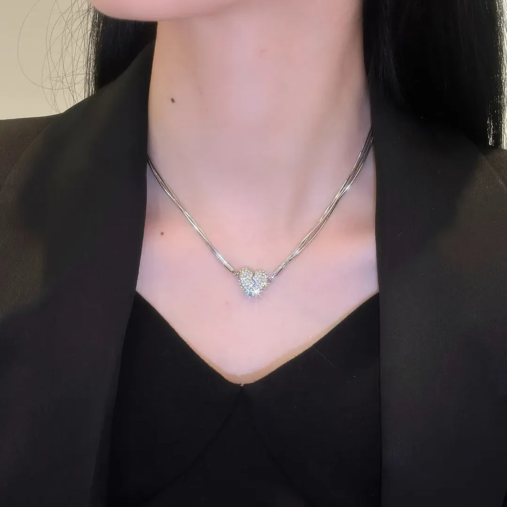 Magnetic Love Patchwork Necklace