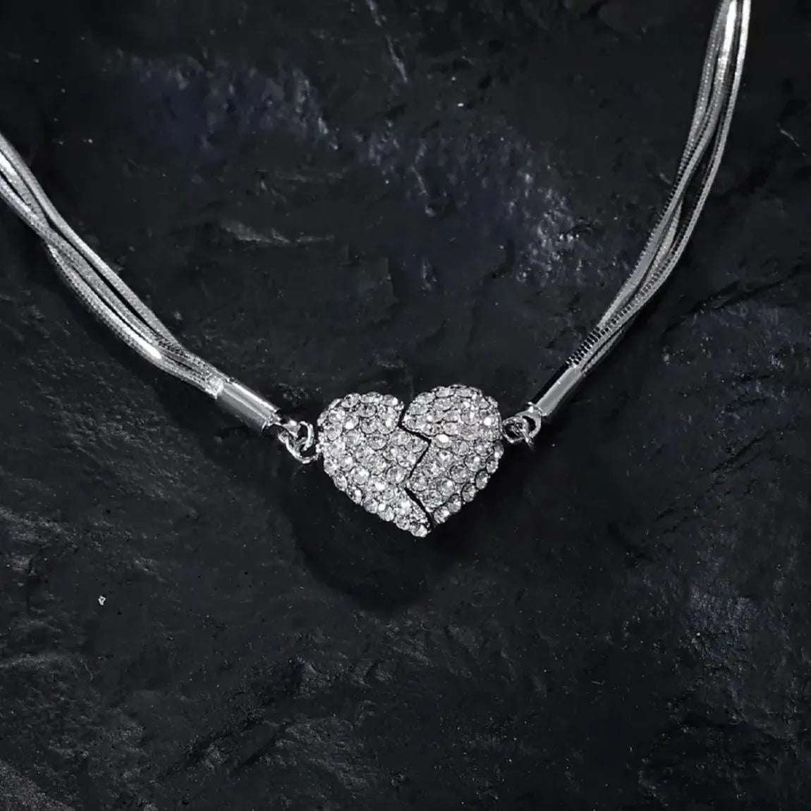 Magnetic Love Patchwork Necklace