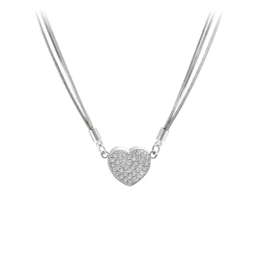 Magnetic Love Patchwork Necklace