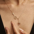 Adjustable Badminton & Racquet Fashion Necklace