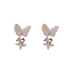Butterfly Zircon Stud Earrings