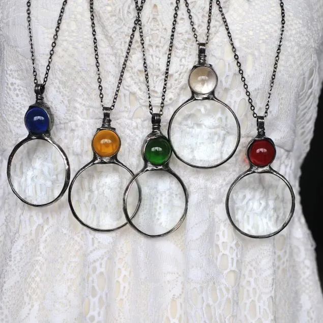 Nostalgic Magnifying Loupe Necklace