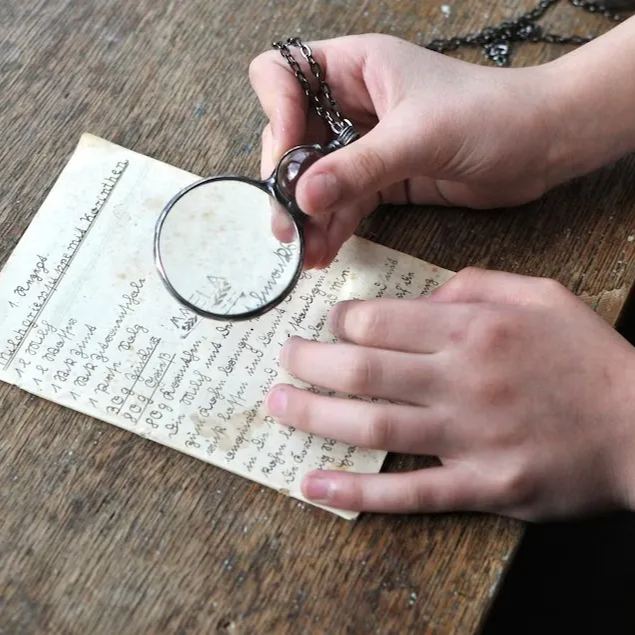 Nostalgic Magnifying Loupe Necklace