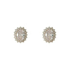 French Style Zircon Sparkling Earrings