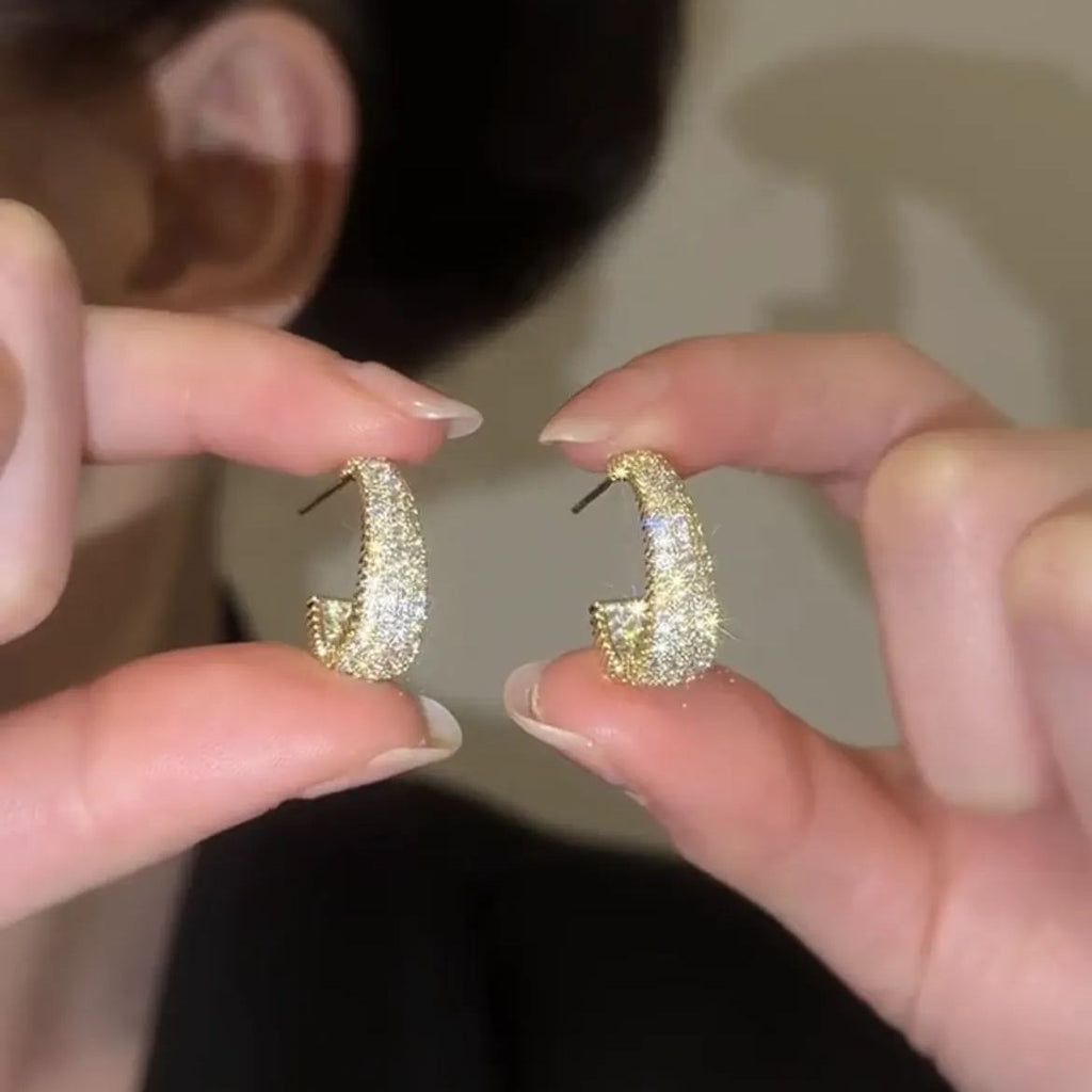 Italian Style Zircon Earrings