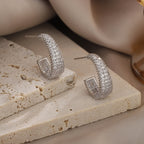 Italian Style Zircon Earrings