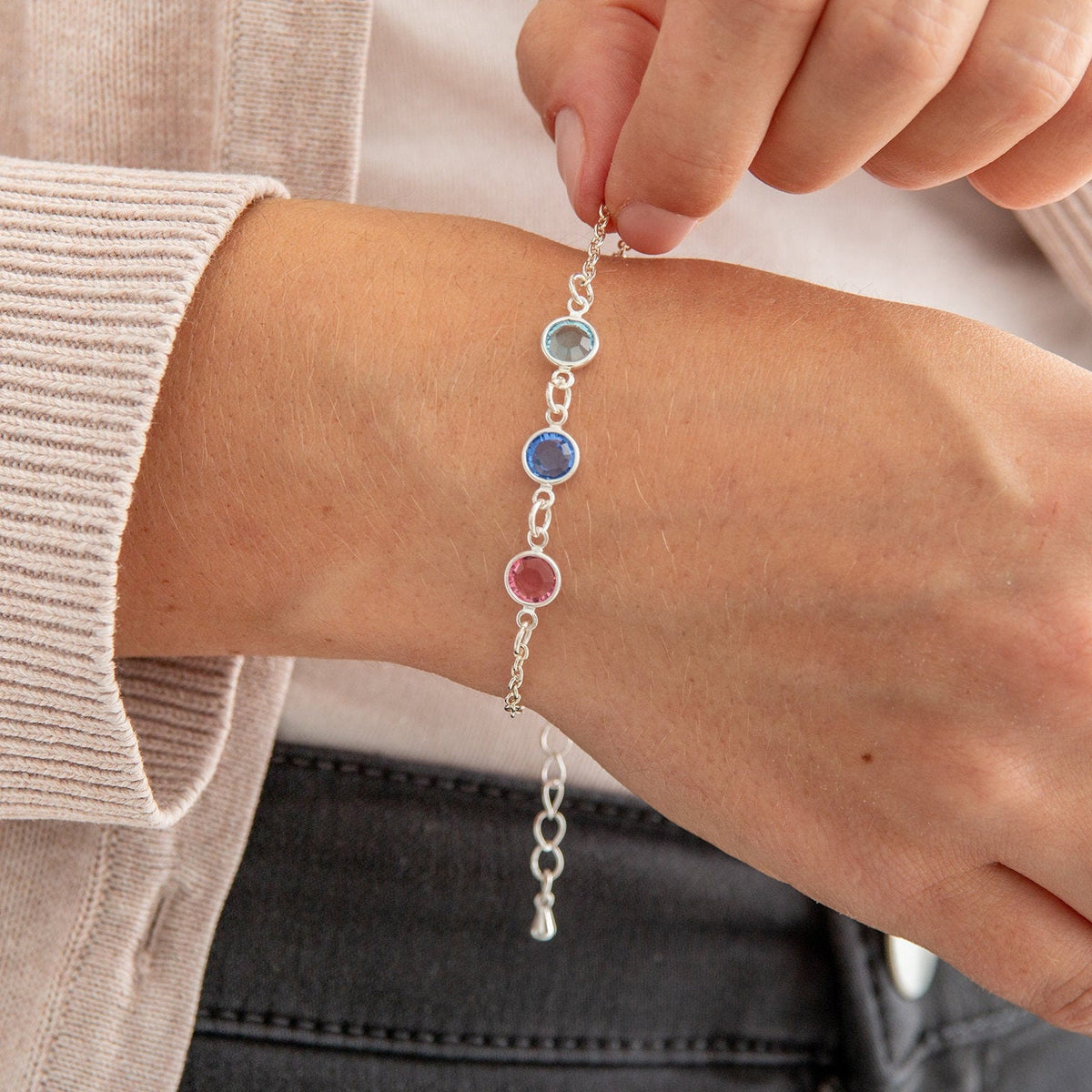 For Love- Family Birthstone Bracelet