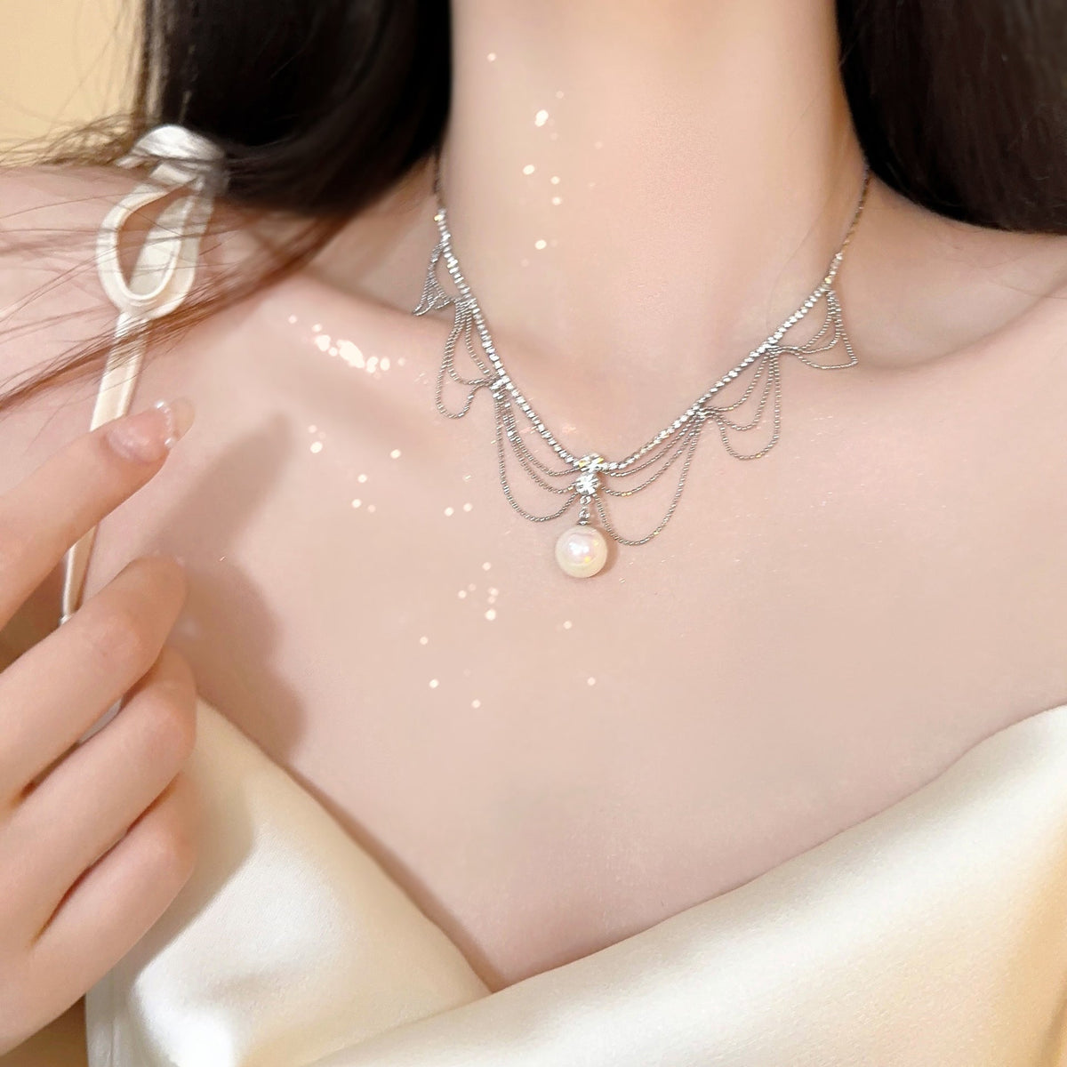 Pearl Tassel Necklace