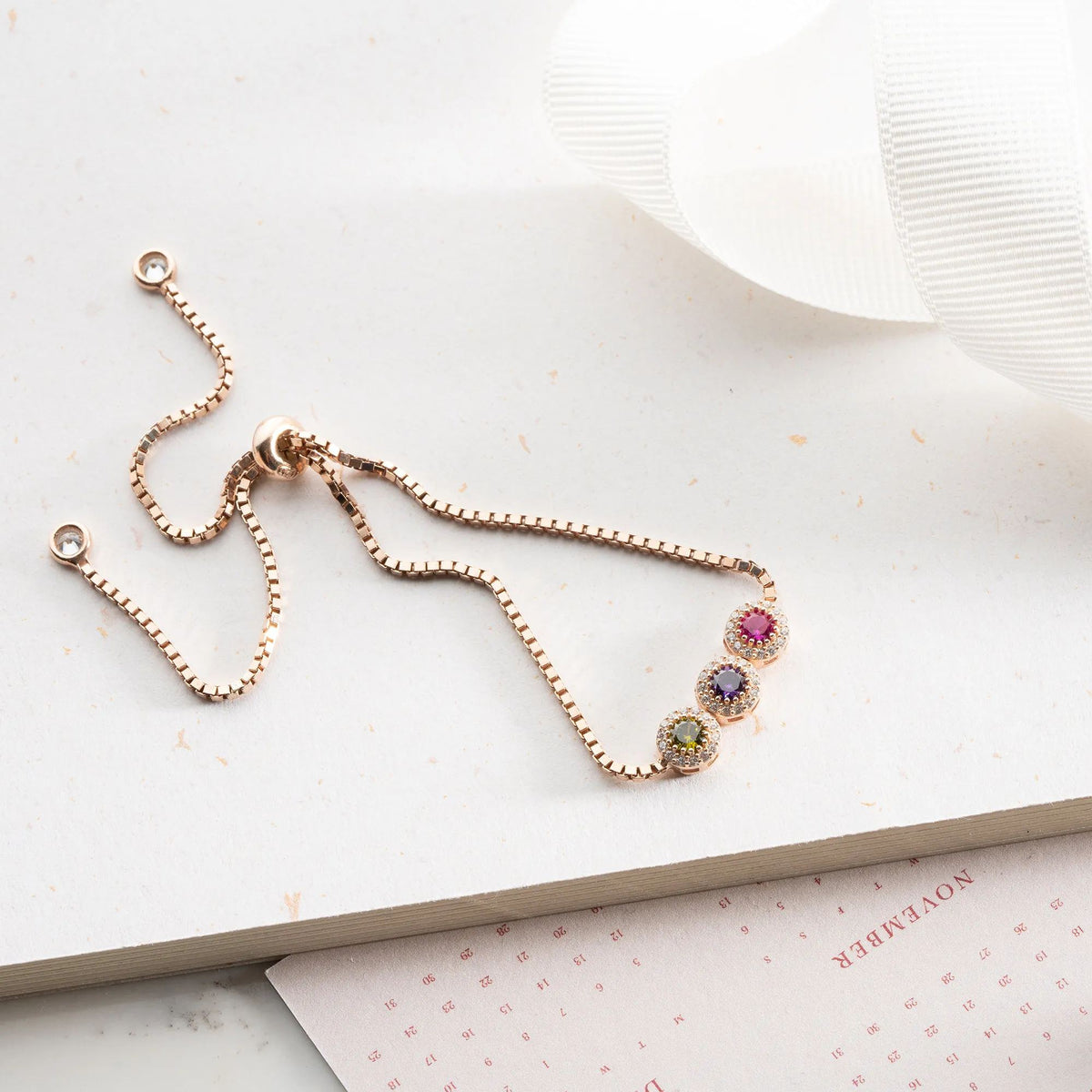 For Love - Family Custom Birthstone Bracelet