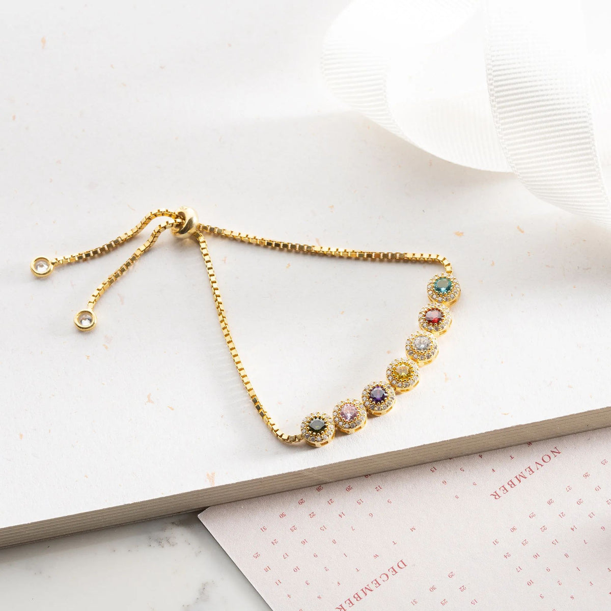 For Love - Family Custom Birthstone Bracelet