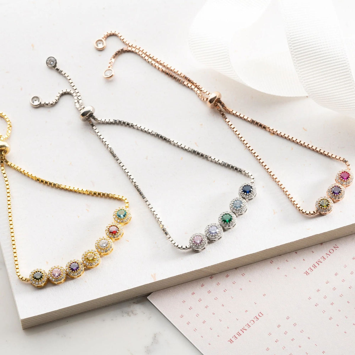 For Love - Family Custom Birthstone Bracelet