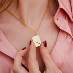 Customized Envelope Necklace