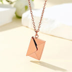 Customized Envelope Necklace