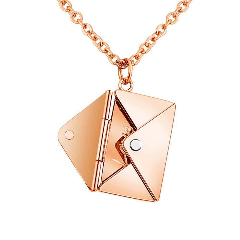 Customized Envelope Necklace