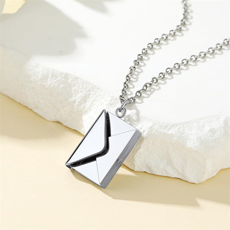 Customized Envelope Necklace