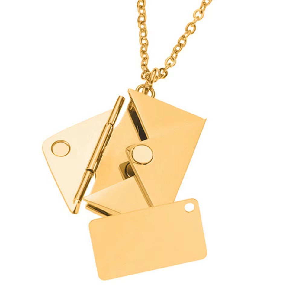 Customized Envelope Necklace