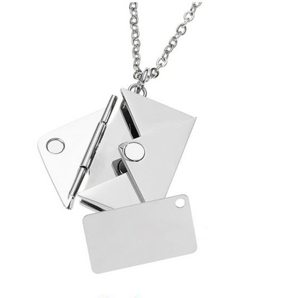 Customized Envelope Necklace