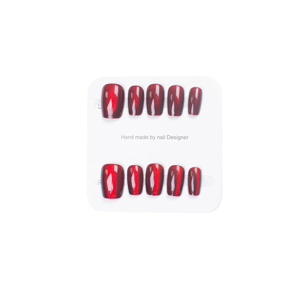Shiny Cat Eye Fake Nails
