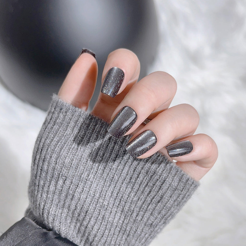 Shiny Cat Eye Fake Nails
