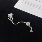 French Style Rose Ear Cuff