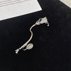 French Style Rose Ear Cuff