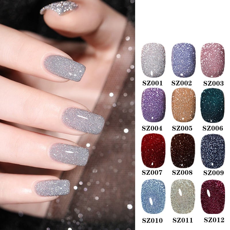 High Density Glitter Nail Gel Polish
