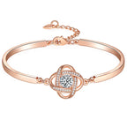 For Daughter - I Am Always With You Diamond Knot Bracelet