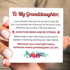 Grandmother & Granddaughter ‘Be Brave and Be Strong’ Blossom Knot Bracelet