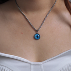 Custom Pet Eye Necklace