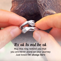 For Love -It'S Ok To Not Be Ok Hug Ring