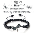 For Memorial - They Fly With Us Every Day Dragonfly Bracelet