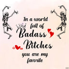 For Friend -You Are My Favorite Bitches Holding Hands Ring