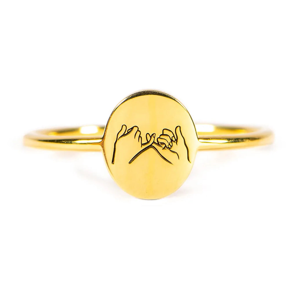 For Friend -You Are My Favorite Bitches Holding Hands Ring