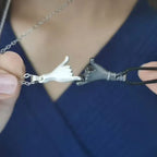 For Friend -You Are My Favorite Bitches Holding Hands Necklaces