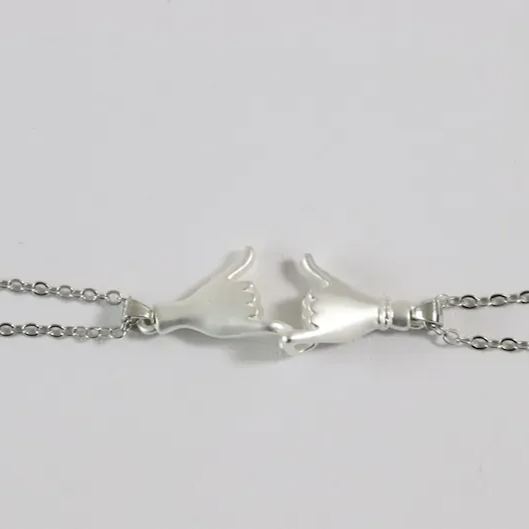 For Friend -You Are My Favorite Bitches Holding Hands Necklaces