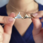 For Friend -You Are My Favorite Bitches Holding Hands Necklaces