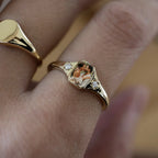 For Love-Photo Birthstone Custom Ring