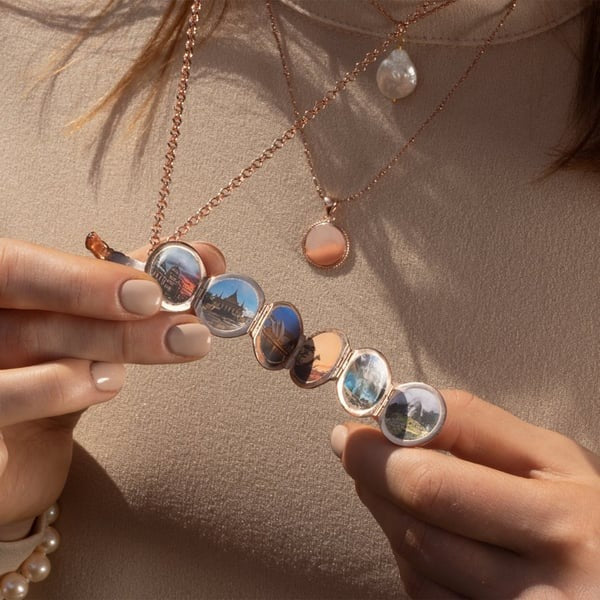 Expanding Photo Locket Necklace