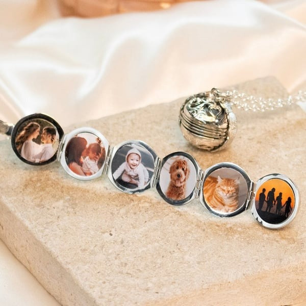 Expanding Photo Locket Necklace