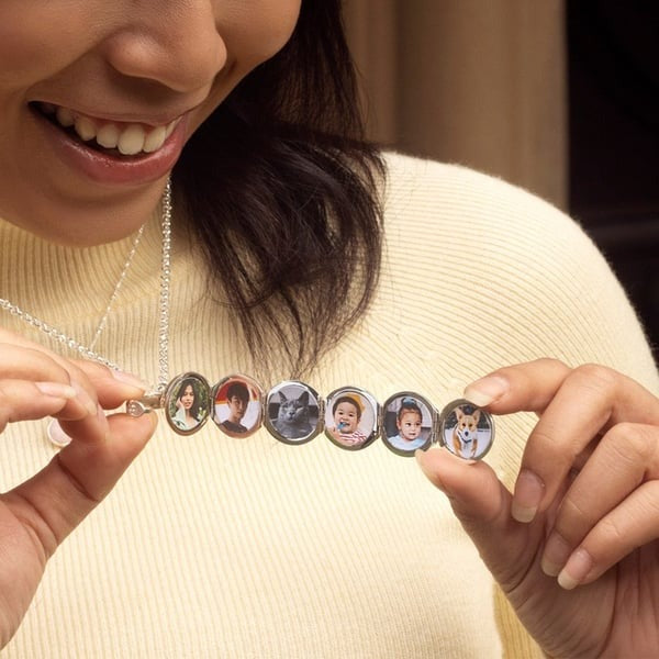 Expanding Photo Locket Necklace