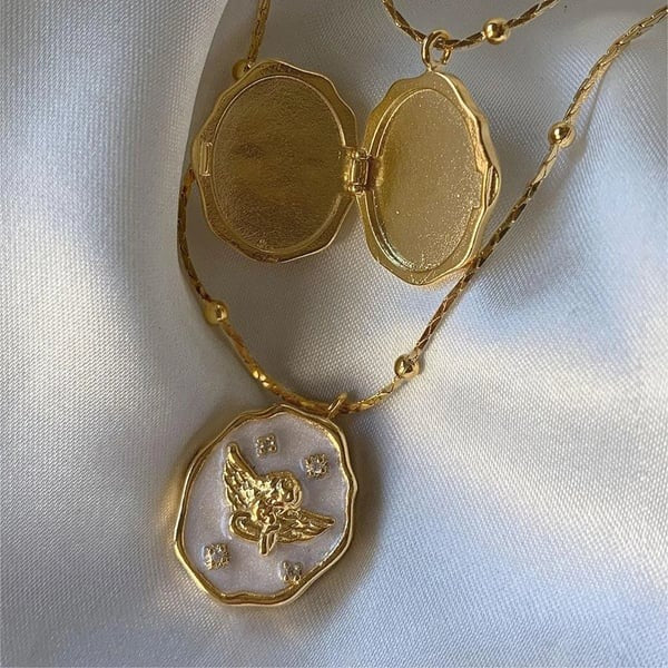 Butterfly Locket Necklace