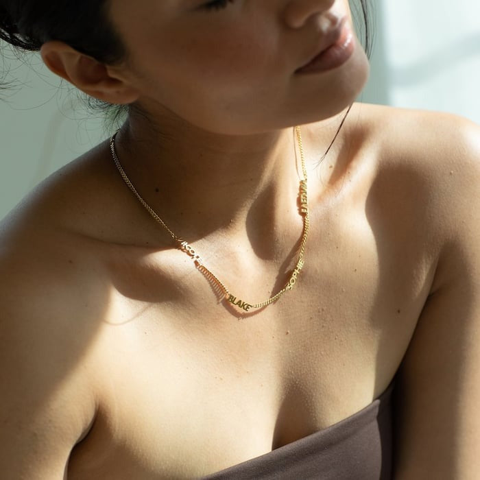 Minimalist Personalized Name Necklace