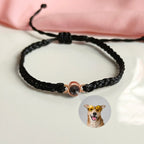 Sterling Silver Personalized Rope Picture Projection Bracelet Sincere Gift