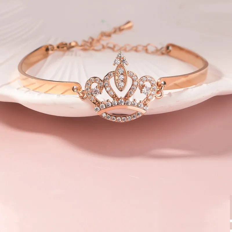For Love - You Are The World Crown Bracelet
