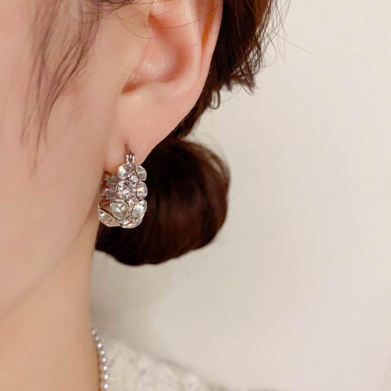 Italy Style Zircon Sparkling Earrings