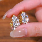 Italy Style Zircon Sparkling Earrings