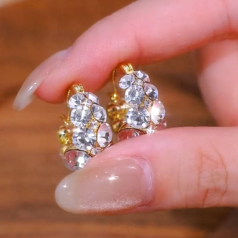 Italy Style Zircon Sparkling Earrings