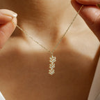 Custom Engraved Paw Print Necklace
