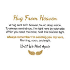 For Memorial - Hug From Heaven Angel Wings Bracelet