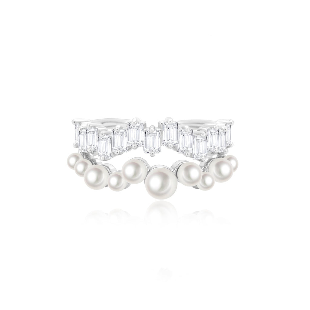 For Love - Fantasy Diamond Pearl Ring